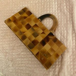 Vintage Shell Clutch Bag